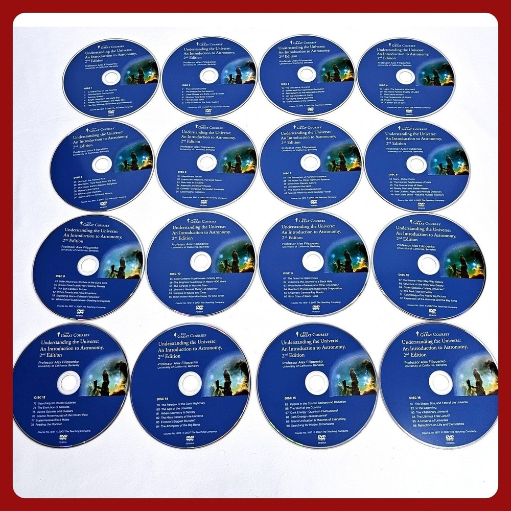 Understanding Universe Intro Astronomy 2nd Ed DVD 16 Disc Set Great Courses